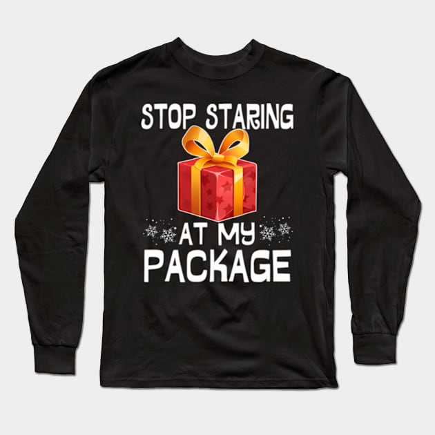 S Staring At My Package Long Sleeve T-Shirt by Sink-Lux